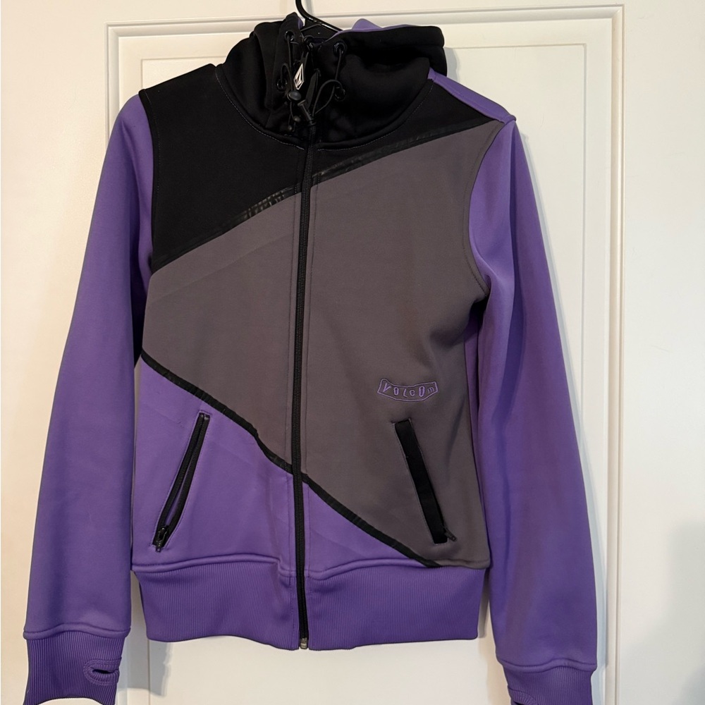 Volcom Purple and Black Jacket